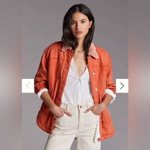 Pilcro Sherpa Shirt Jacket